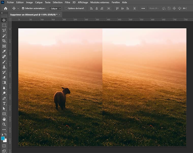 montage photo avec Photoshop