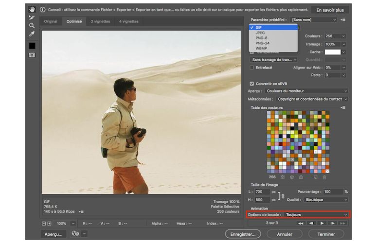 Comment exporter un gif sur photoshop Comment exporter un gif sur photoshop